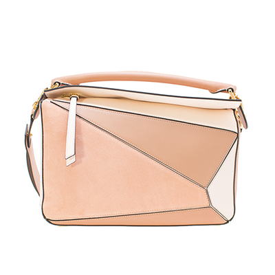 ロエベ LOEWE バッグ レディース 2WAYハンド/ショルダーバッグ PUZZLE BAG [パズル バッグ] ブラッシュピンクマルチ 322 61US20 9189