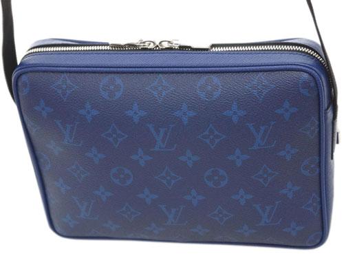 ルイヴィトン モノグラム+タイガ LV メンズ メッセンジャーバッグ アウトドア・メッセンジャー PM コバルトM30242