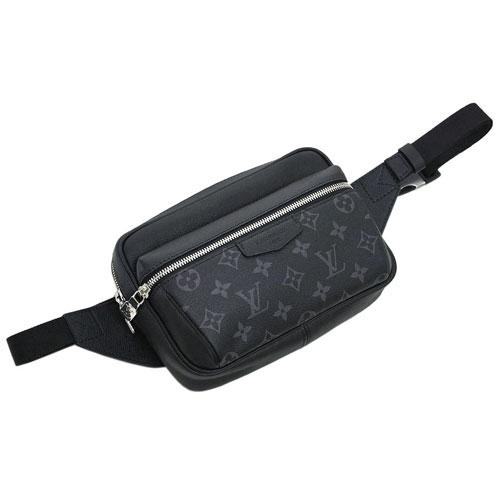 ルイヴィトン  バッグ モノグラム・エクリプス+タイガ ヴィトン LV メンズ ウエストバッグ クロスボディ バムバッグ・アウトドア ノワール M30245
