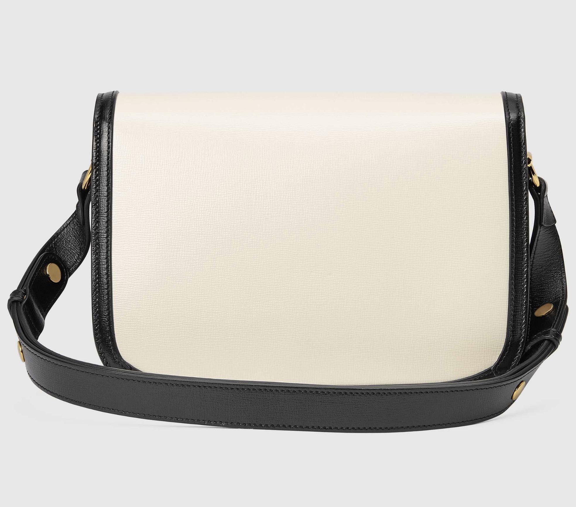 グッチ GUCCI ホースビット1955 スモールショルダーバッグ オレンジ/ホワイト 602204 18YLG 7783
