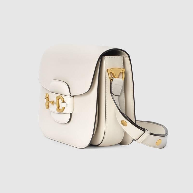 GUCCI グッチ ホースビット ショルダー バッグ ホワイト 602204 1DB0G 9022