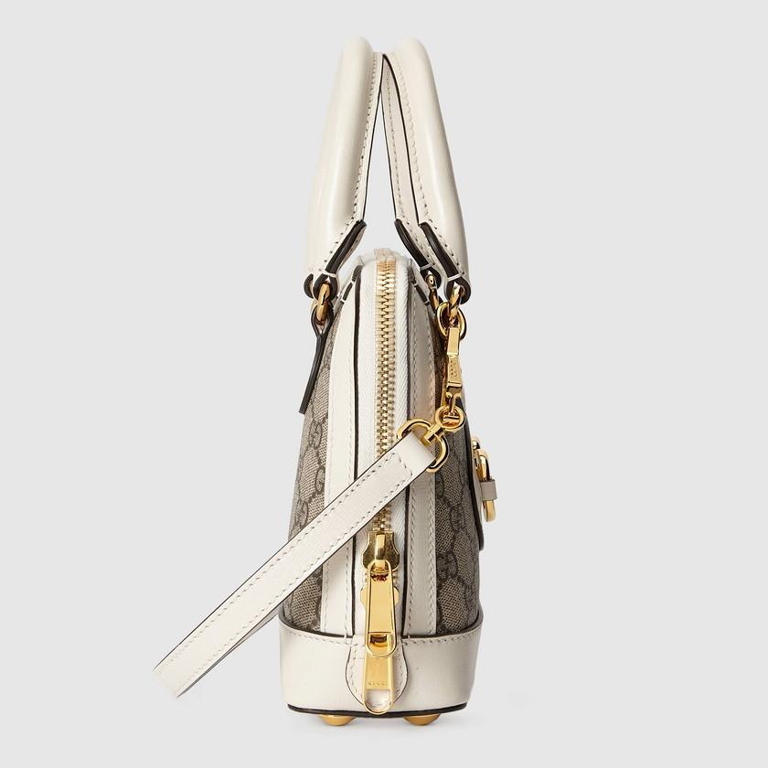 グッチ GUCCI ホースビット 1955 ミニ トップハンドルバッグ 2WAY ショルダーバッグ PVC レザー 640716/‎621220 92TCG 9761