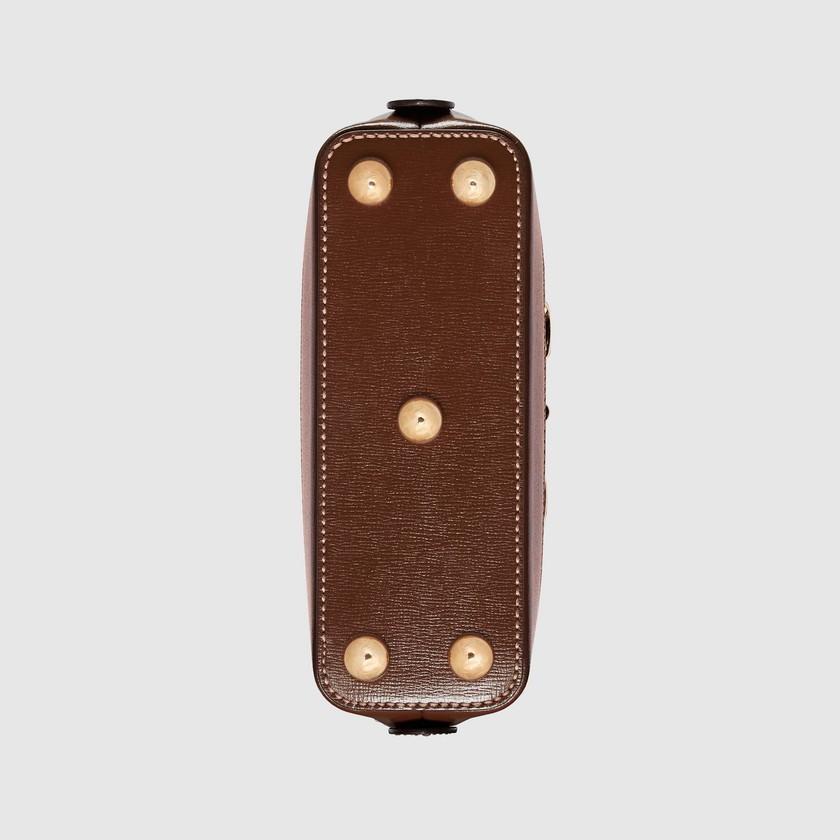 グッチ GUCCI ホースビット 1955 ミニ トップハンドルバッグ 2WAY ショルダーバッグ PVC レザー 640716/‎621220 92TCG 8563