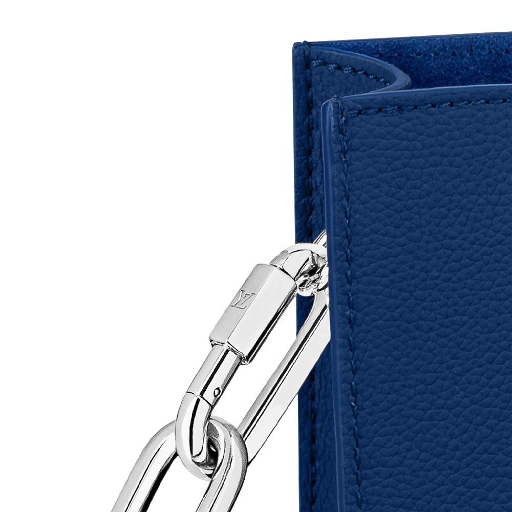ルイヴィトン LOUIS VUITTON ショルダーバッグ プラ XS M80841 ブルー