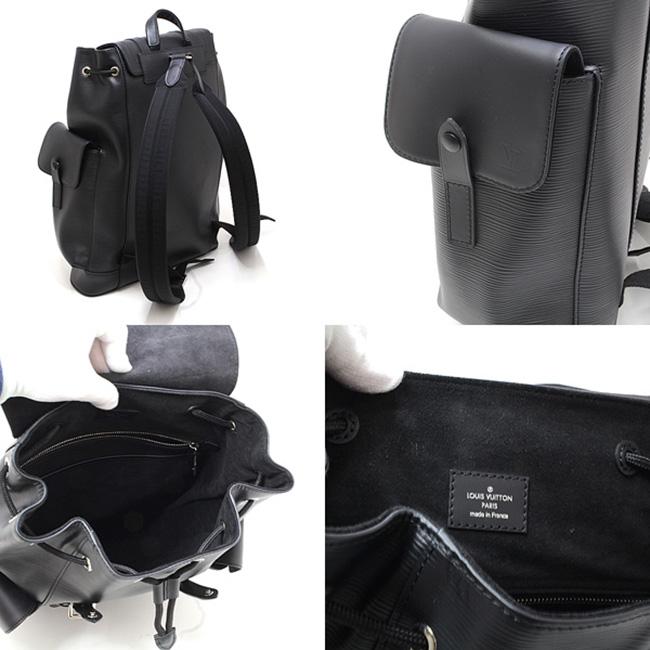LOUIS VUITTON ルイヴィトン エピ クリストファーPM バックパック ノワール（黒）  M50159