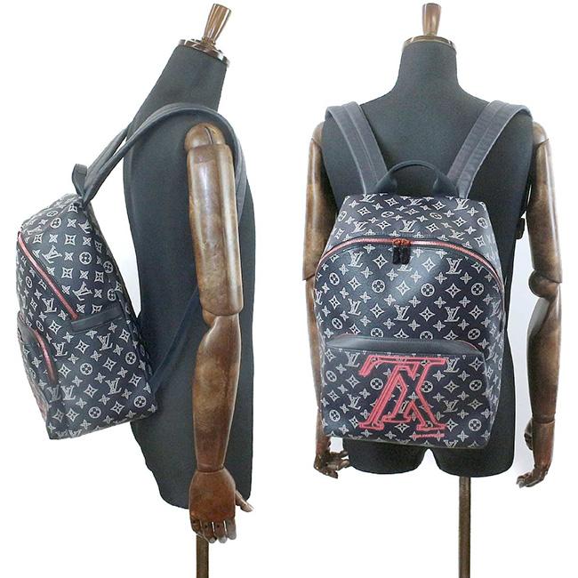 ルイ ヴィトン LOUIS VUITTON モノグラム インク アップサイドダウン アポロ バッグパック ネイビー M43676