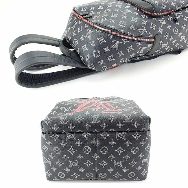 ルイ ヴィトン LOUIS VUITTON モノグラム インク アップサイドダウン アポロ バッグパック ネイビー M43676
