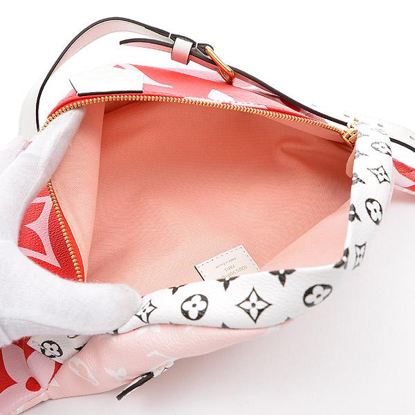 LOUISVUITTON ルイヴィトン モノグラム ジャイアント バムバッグ ルージュ　ウエストポーチ M44575