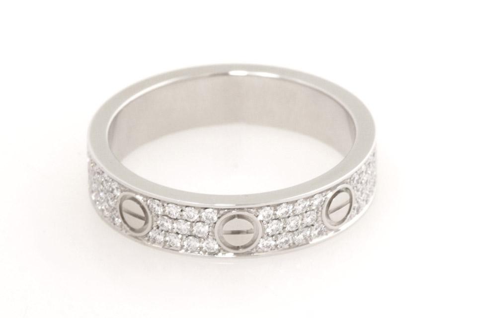 カルティエ Cartier ミニラブリング パヴェダイヤ K18WG B4083400 アクセサリー