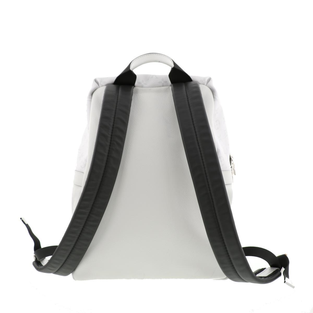 ルイ・ヴィトン LOUIS VUITTON ディスカバリーバックハ M30232 タイガレザー ホワイト メンズ リュック・デイパック