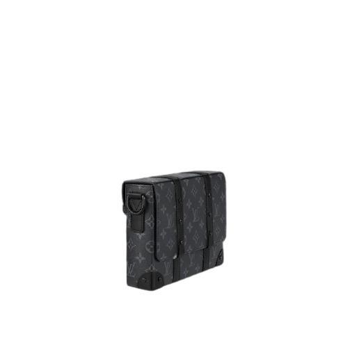 ルイヴィトン メッセンジャートランク ショルダーバッグ PM モノグラムエクリプス M45727