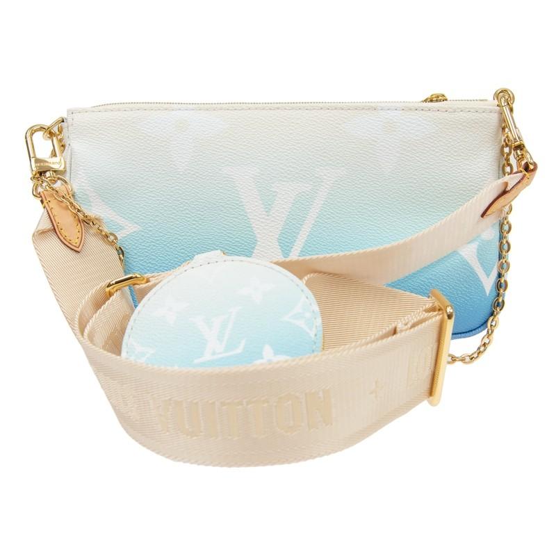 LOUIS VUITTON ルイヴィトン ショルダーバッグ ミュルティ ポシェット アクセソワール ブルー M57633