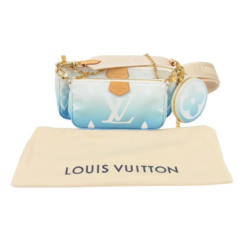 LOUIS VUITTON ルイヴィトン ショルダーバッグ ミュルティ ポシェット アクセソワール ブルー M57633