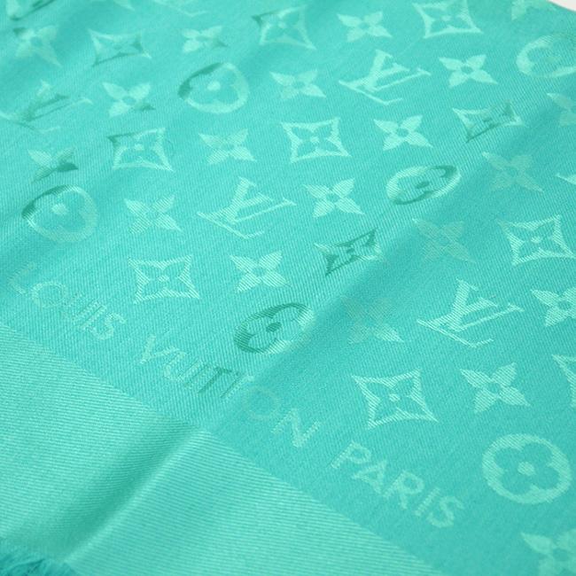 LOUIS VUITTON（ルイ・ヴィトン）レディース/メンズ/ストール/ショール・モノグラム/テュルコワーズ（アクアグリーン）MU1125