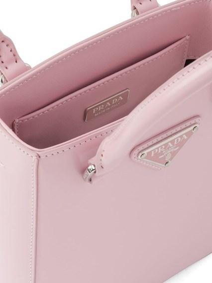 プラダ PRADA スモール ブラッシュドレザー トートバッグ 1BA331_ZO6_F0E18_V_OOO