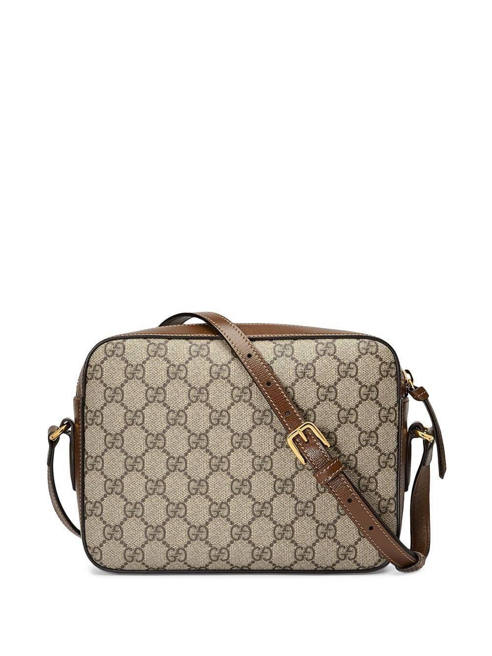 グッチ GUCCI ホースビット1955 スモールショルダーバッグ 645454 92TCG 8563 GGスプリームキャンバス ベージュ＆ブラウン