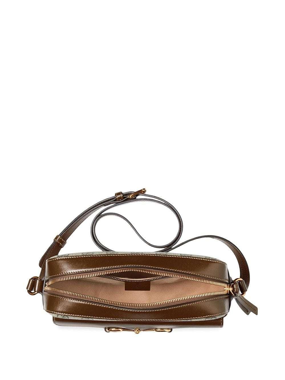 グッチ GUCCI ホースビット1955 スモールショルダーバッグ 645454 92TCG 8563 GGスプリームキャンバス ベージュ＆ブラウン