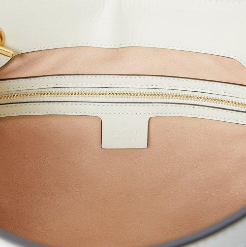 グッチ GUCCI パドロック GGスプリーム チェーントートバッグ PVC レザー ベージュ オフホワイト 479197 KHNKG 9761