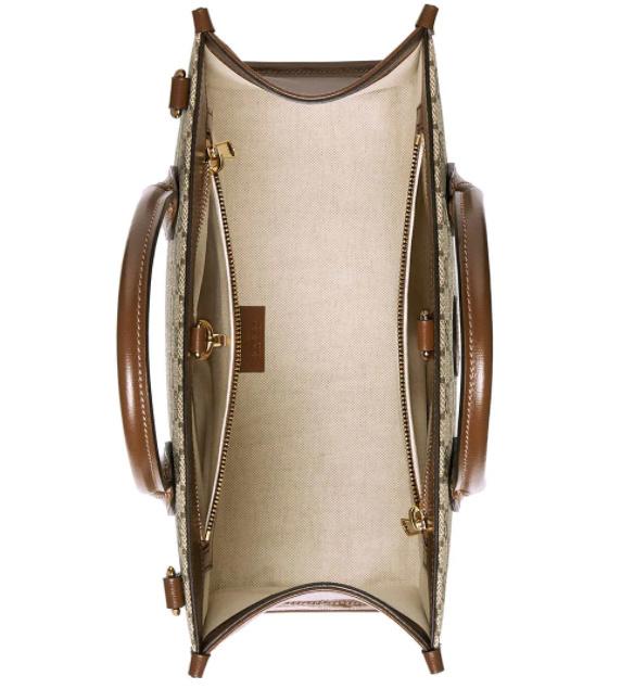 GUCCI グッチ GG スモール トートバッグ ベージュ/ブラウン 659983 92TCG 8563