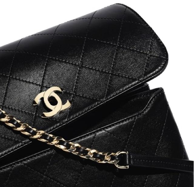 シャネル CHANEL トップハンドル フラップ バッグ ブラック AS0882 B01107 94305