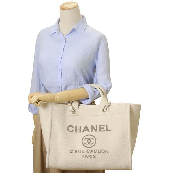 シャネル CHANEL バッグ トートバッグ レディース ホワイト ラージショッピングバッグ 2WAYショルダーバッグ A66941 B06387 NE261
