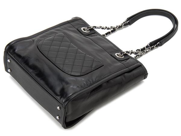 シャネル CHANEL トートバッグ A93256 Y60500 94305 チェーン ショルダー ココマーク ブラック