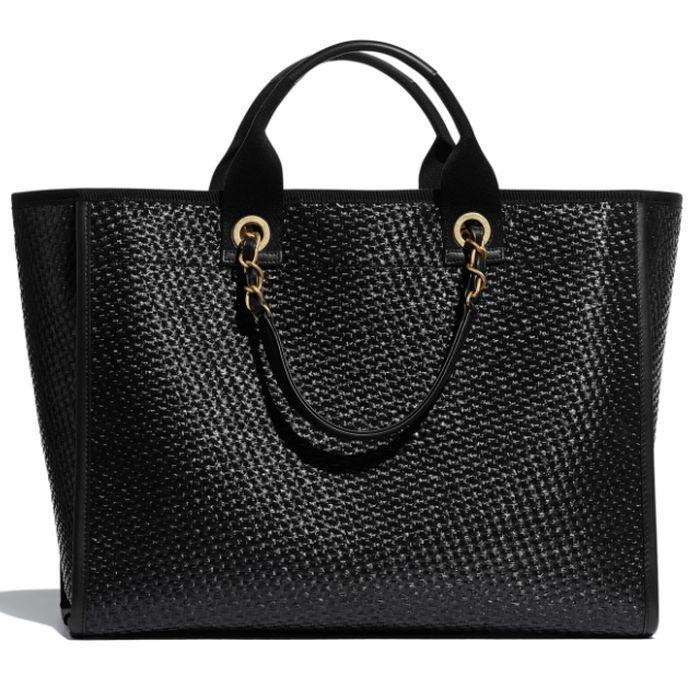 シャネルバッグ レディース CHANEL トートバッグ ドーヴィル ブラック A66941 B05086 94305