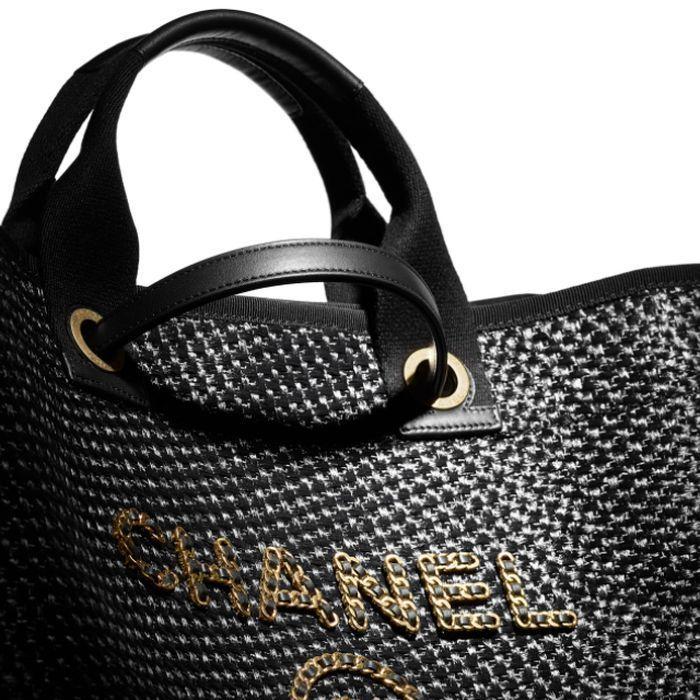 シャネルバッグ レディース CHANEL トートバッグ ドーヴィル ブラック A66941 B05086 94305