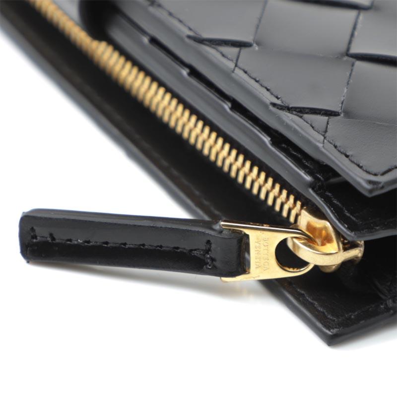 ボッテガヴェネタ BOTTEGA VENETA 2つ折り財布 小銭入れ付き レディース スパッツォラートカーフ 591686-vmbi1-8648