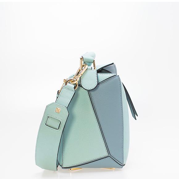 ロエベバッグ LOEWE バッグ レディース 2WAYハンド/ショルダーバッグ PUZZLE BAG [パズル バッグ] アクアブルー/ライトブルー/ストーンブルー 322 30US20 6235