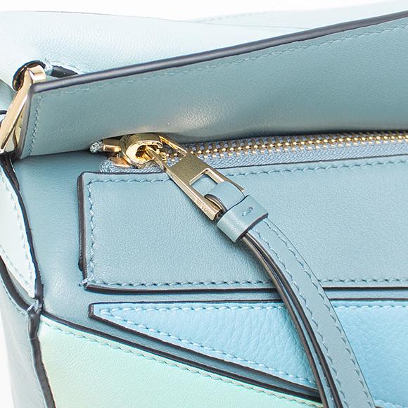 ロエベバッグ LOEWE バッグ レディース 2WAYハンド/ショルダーバッグ PUZZLE BAG [パズル バッグ] アクアブルー/ライトブルー/ストーンブルー 322 30US20 6235