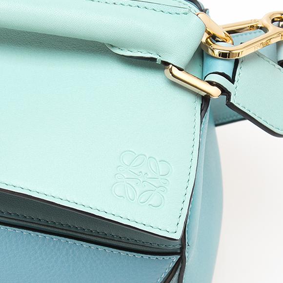 ロエベバッグ LOEWE バッグ レディース 2WAYハンド/ショルダーバッグ PUZZLE BAG [パズル バッグ] アクアブルー/ライトブルー/ストーンブルー 322 30US20 6235