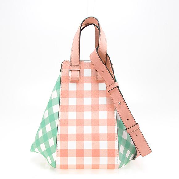 ロエベバッグ LOEWE バッグ レディース 2WAYハンド/ショルダーバッグ サーモンピンク [ハンモック スモールバッグ] 321 04 S35 7736