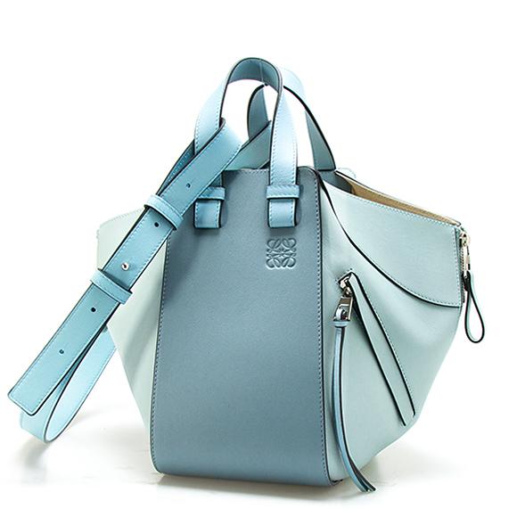 ロエベ LOEWE バッグ レディース 2WAYハンド/ショルダーバッグ ブルーマルチ  [ハンモック スモールバッグ] 387 30TS35 8880