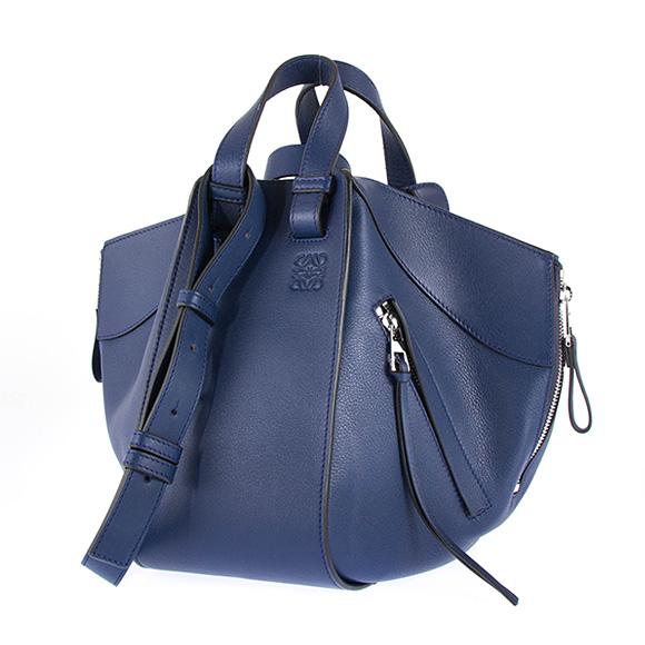 ロエベ LOEWE バッグ レディース 2WAYショルダーバッグ  [ハンモック スモールバッグ] マリンブルー 38730 S35 5510