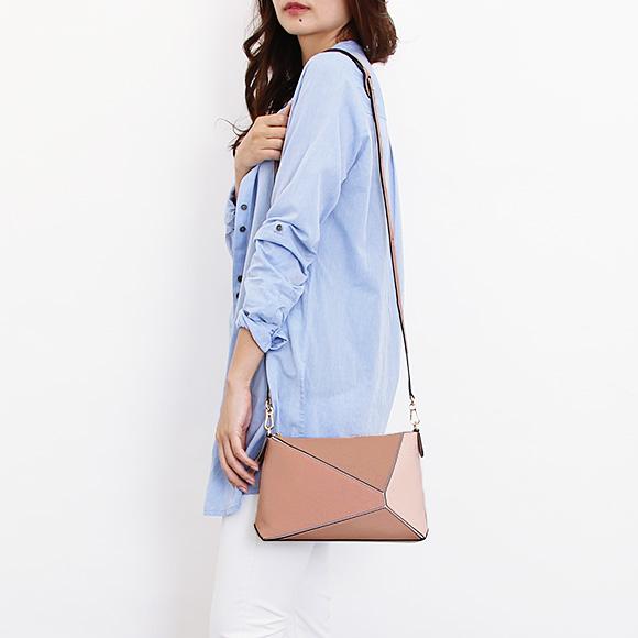 ロエベ LOEWE バッグ レディース ショルダーバッグ  [パズル ミニバッグ] ブラッシュピンクマルチ 322 61TS74 9189