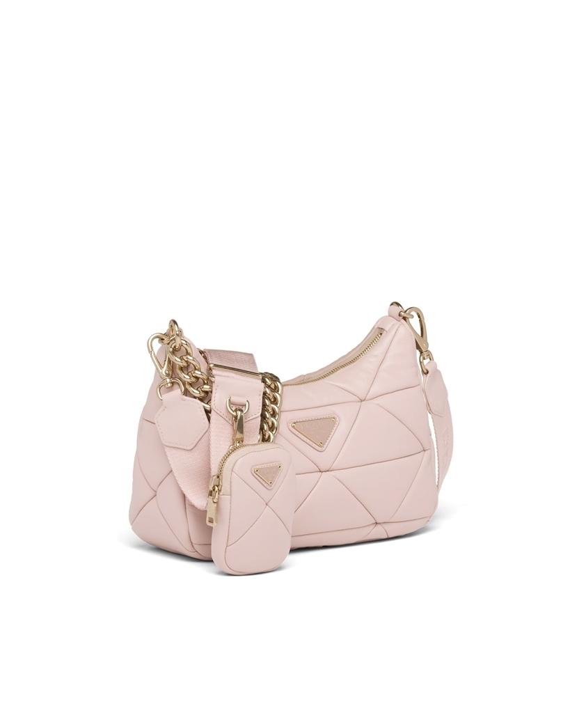 プラダ PRADA プラダ システム ナッパ パッチワーク ショルダーバッグ 1BC157_2DMO_F0NZ2_V_L9O