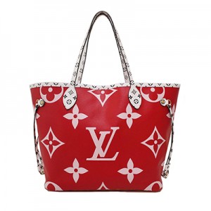 LOUIS VUITTON　ルイヴィトン ネヴァーフルMM　ジャイアントモノグラム　ルージュ　ピンク M44567