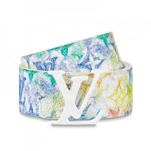 ルイヴィトン Louis Vuitton ベルト リバーシブル パステル MP279U モノグラム