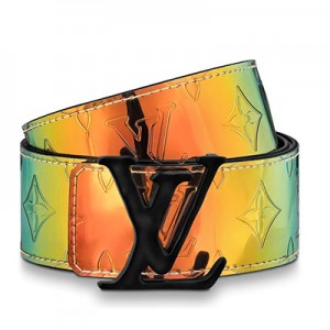 ルイヴィトン LOUIS VUITTON サンチュール LVシェイプ 40MM ベルト M0251V