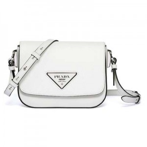 プラダ Prada Identity サフィアーノレザー ショルダーバッグ 1BD249_2ERX_F0009_V_OO6