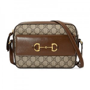 グッチ GUCCI ホースビット1955 スモールショルダーバッグ 645454 92TCG 8563 GGスプリームキャンバス ベージュ＆ブラウン