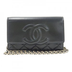 シャネル CHANEL チェーンウォレット ゴートスキン ホワイト AP2020 B05132 94305