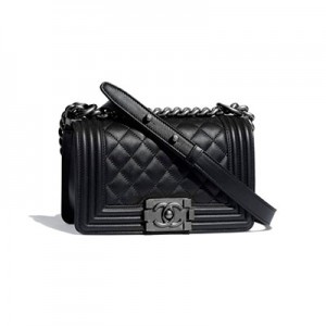 CHANEL シャネル BOY CHANEL スモール ハンドバッグ ブラック A67085 Y09953 94305