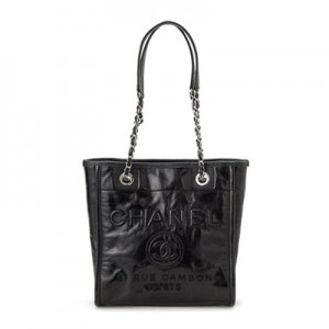シャネル CHANEL トートバッグ A93256 Y60500 94305 チェーン ショルダー ココマーク ブラック