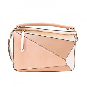 ロエベ LOEWE バッグ レディース 2WAYハンド/ショルダーバッグ PUZZLE BAG [パズル バッグ] ブラッシュピンクマルチ 322 61US20 9189