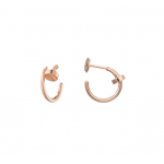 カルティエ ジュスト アン クル イヤリング ピンクゴールド B8301234