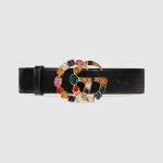 グッチ GUCCI ダブルG＆クリスタル バックル ベルト  513183 AP0IT 1093