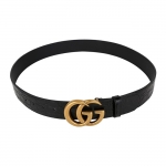 グッチ GUCCII ダブルGバックル付き クロコダイル ベルト 400593 E7I0T 1000