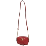 グッチ GUCCI ショルダーバッグ レディース GGマーモント レッド 448065 DTD1T 6433